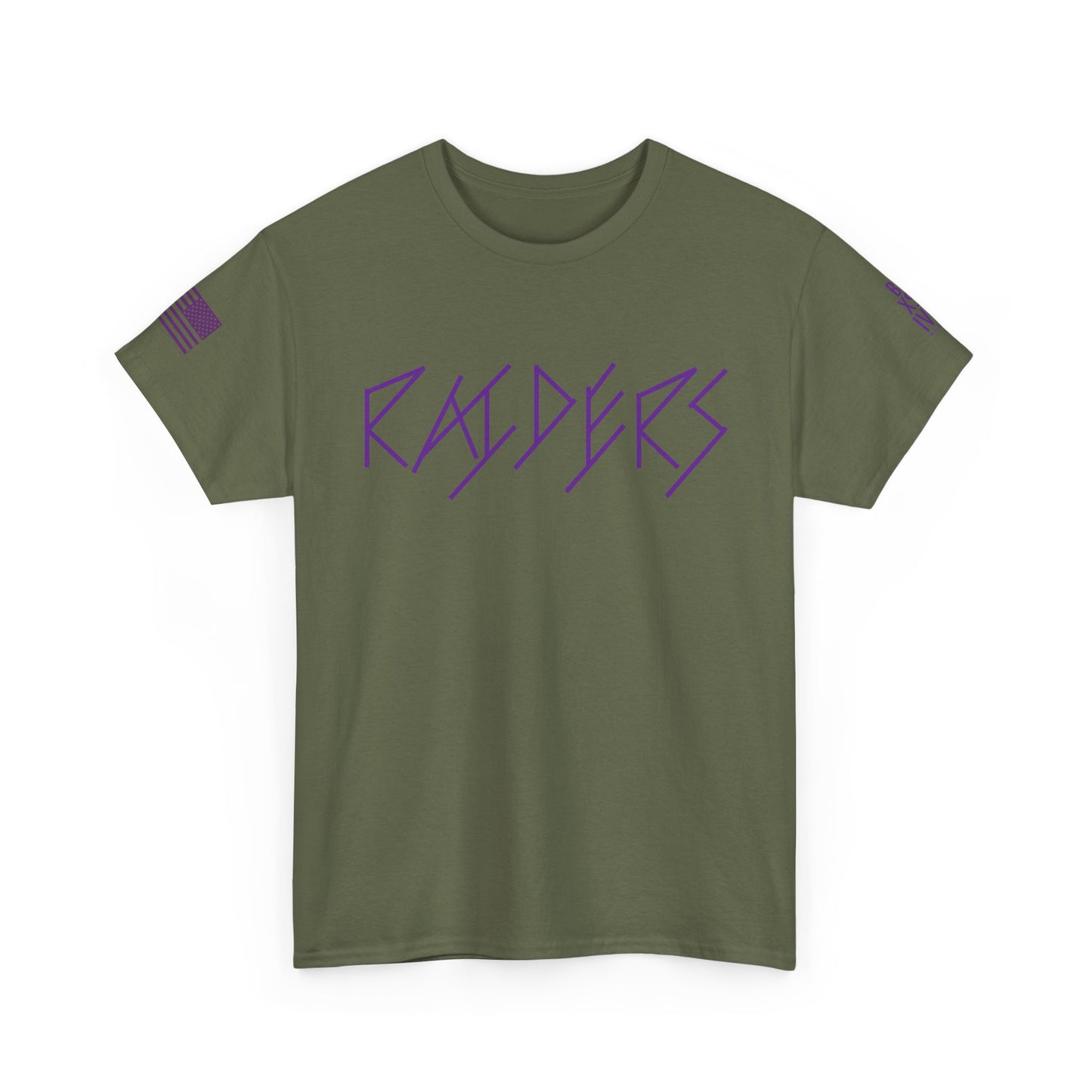 Copy of FLAG 13 Colors: Unisex Heavy Cotton Tee - Raiders Graphic Shirt for Fans