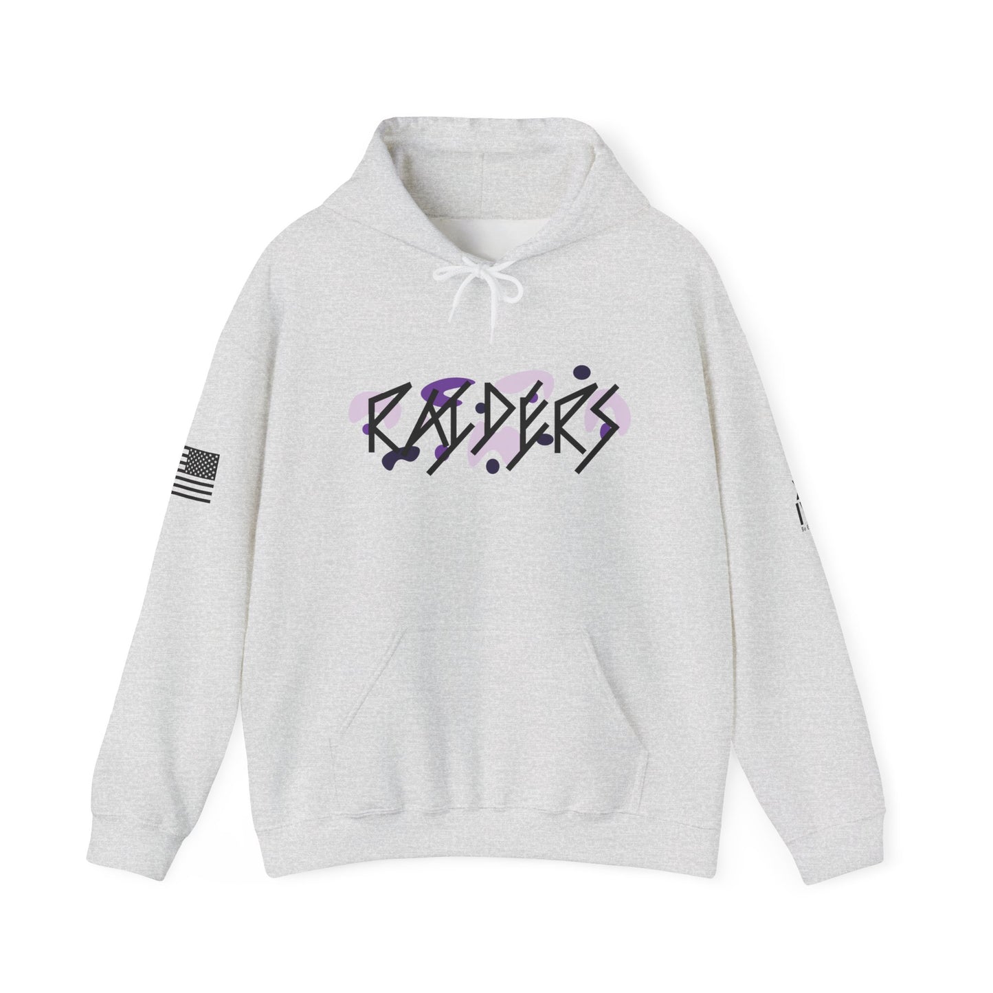 9 Colors: PURPLE Stylish Raiders Unisex Heavy Blend Hoodie - Streetwear Fashion for All Occasions