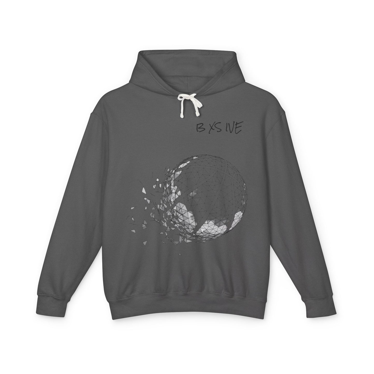 Unisex Light Basketball Hooded Sweatshirt - 'Be Excessive' Graphic Design