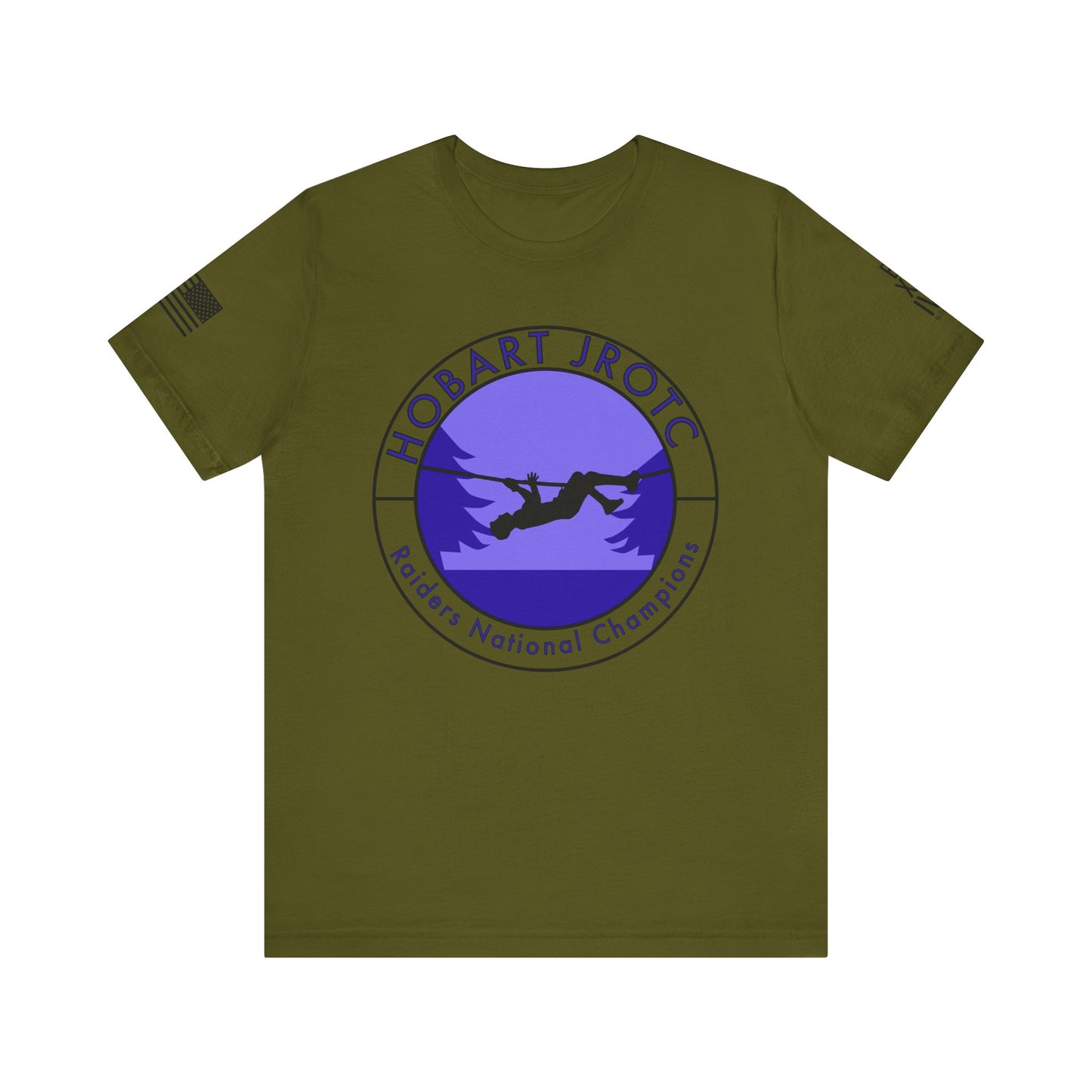 HOBART RAIDERS Jersey Short Sleeve Tee - Raiders JROTC Champion Shirt