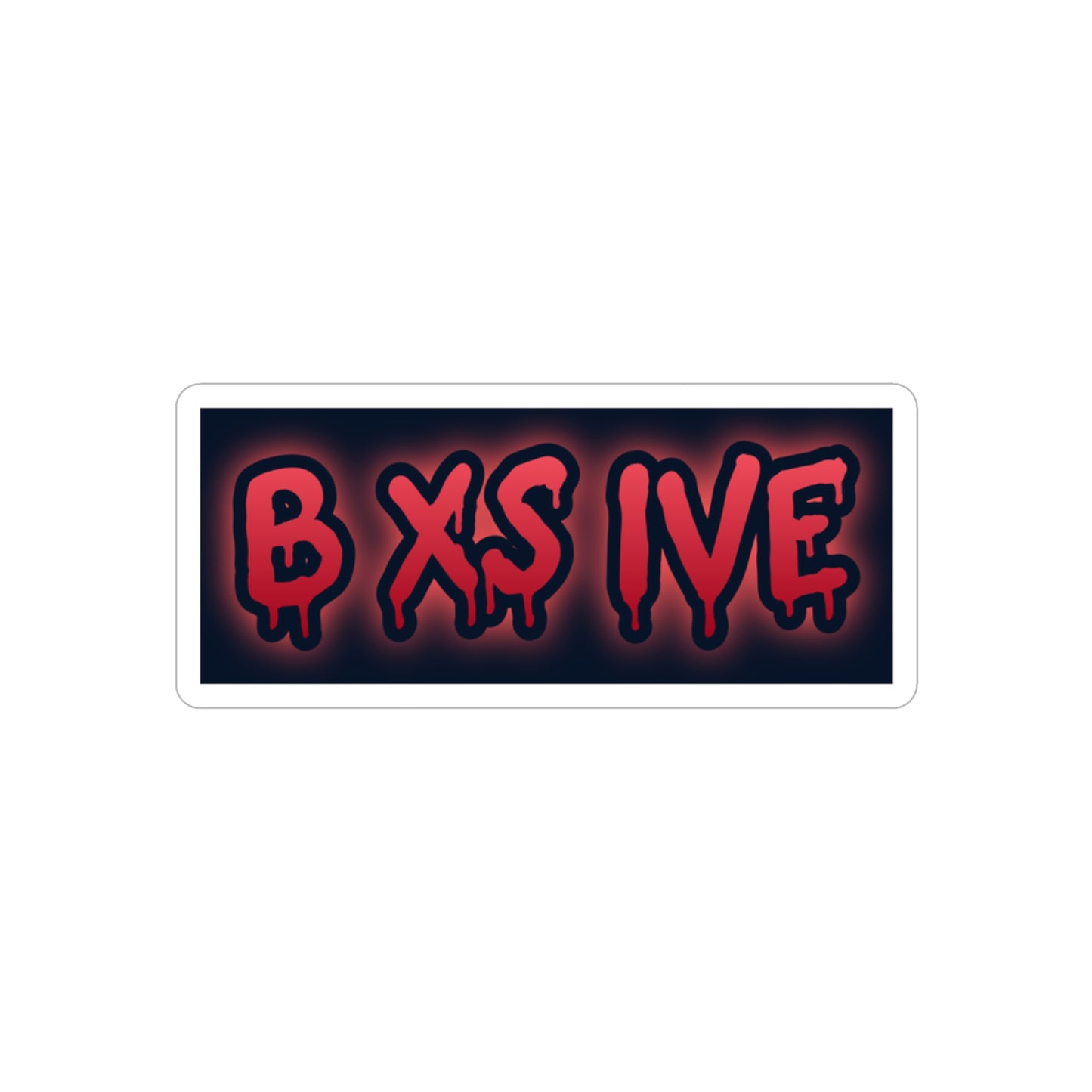 Die-Cut Outdoor Sticker - Bold 'B XS IVE' Design - Perfect for Customizing Laptops, Cars, or Water Bottles
