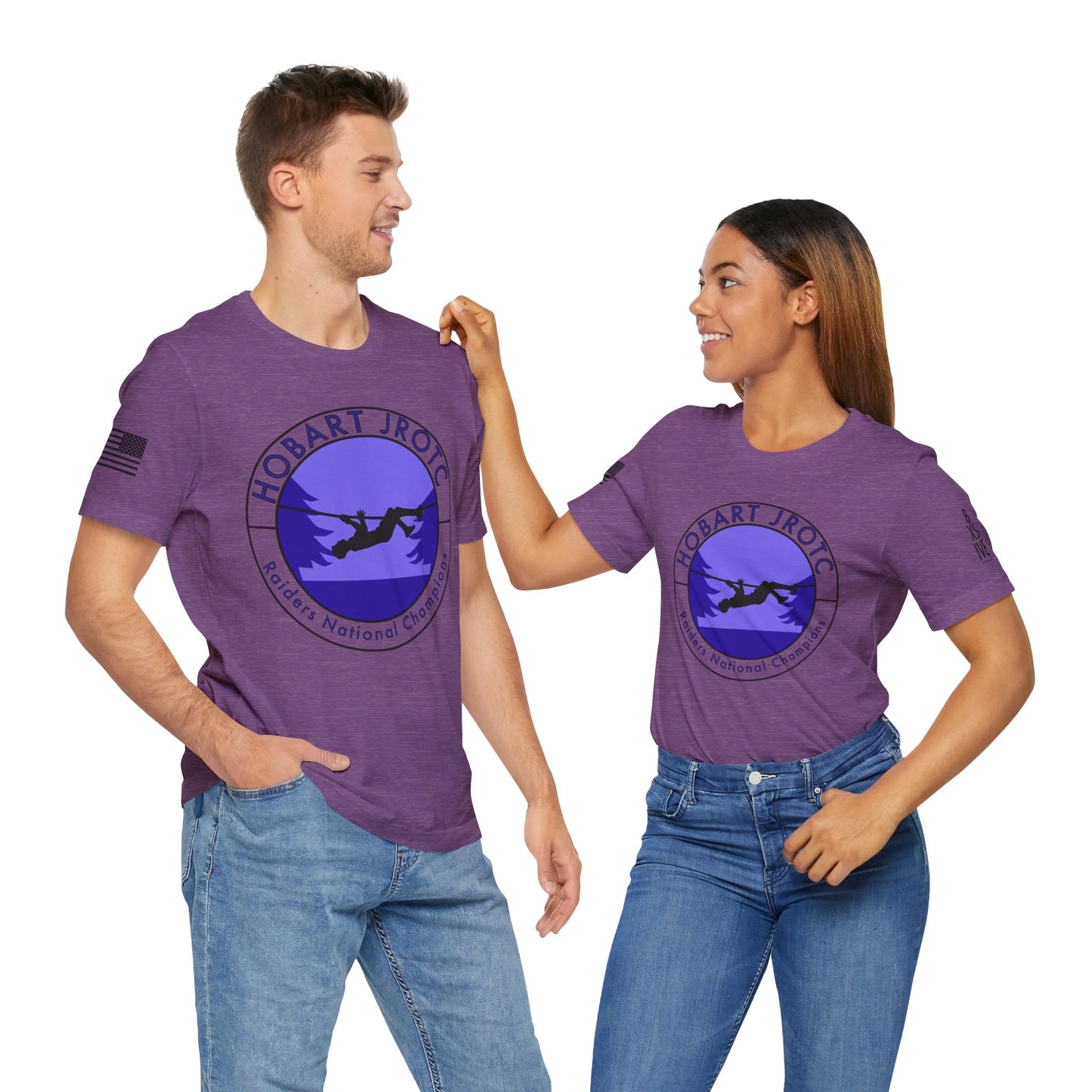 HOBART RAIDERS Jersey Short Sleeve Tee - Raiders JROTC Champion Shirt