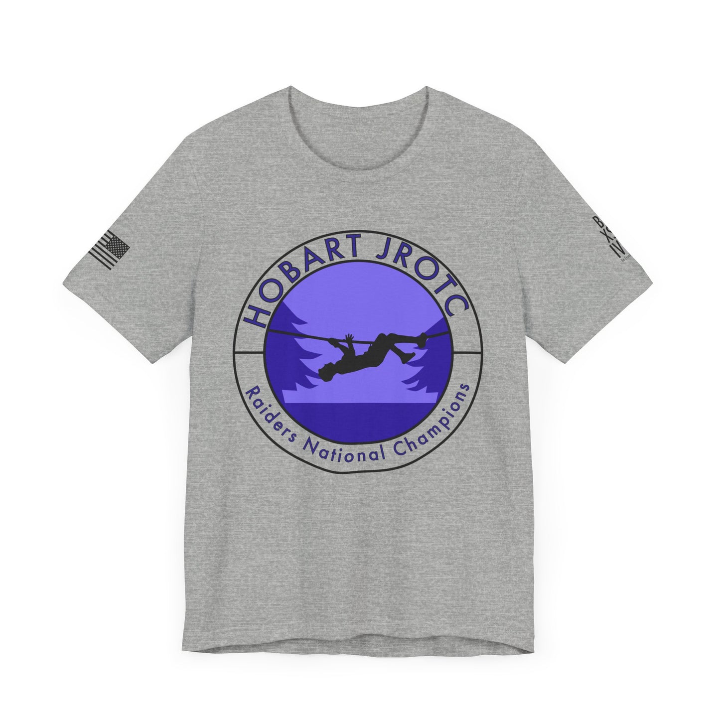 HOBART RAIDERS Jersey Short Sleeve Tee - Raiders JROTC Champion Shirt