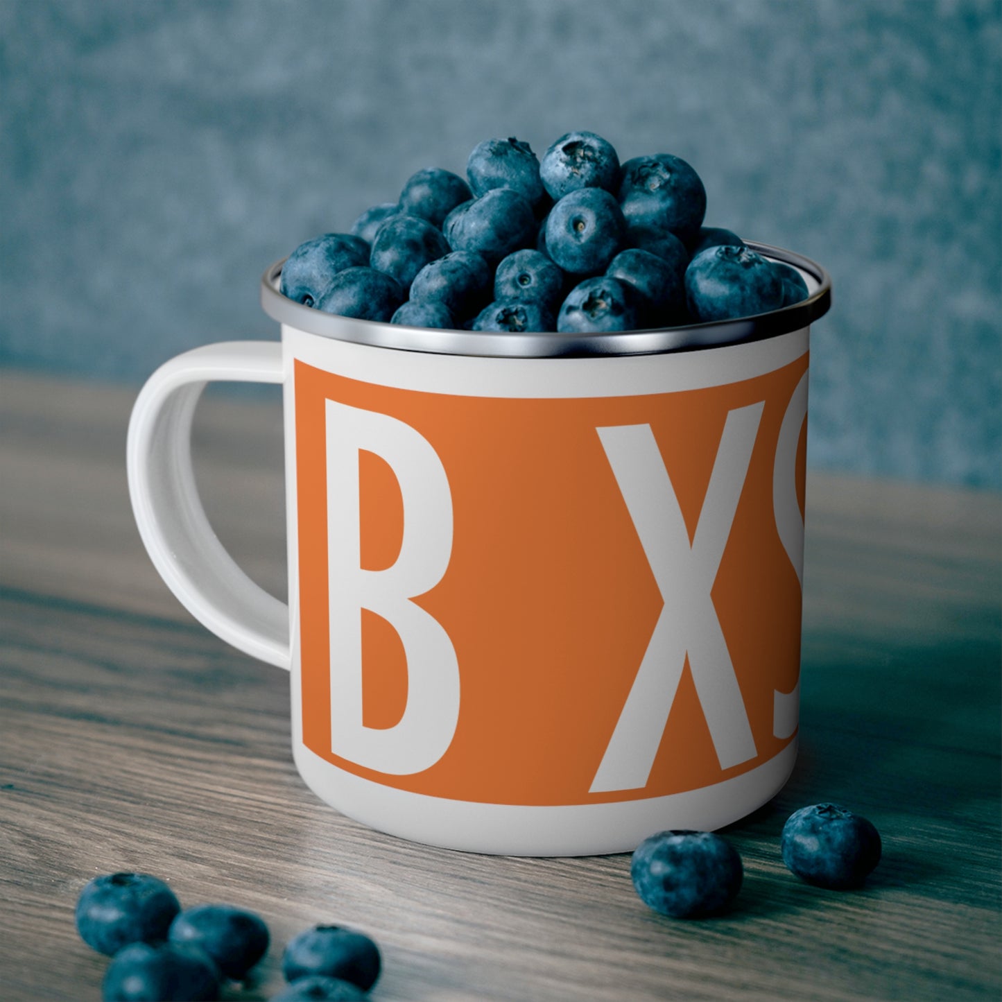 Motivational Enamel Camping Mug - "Be Excessive"
