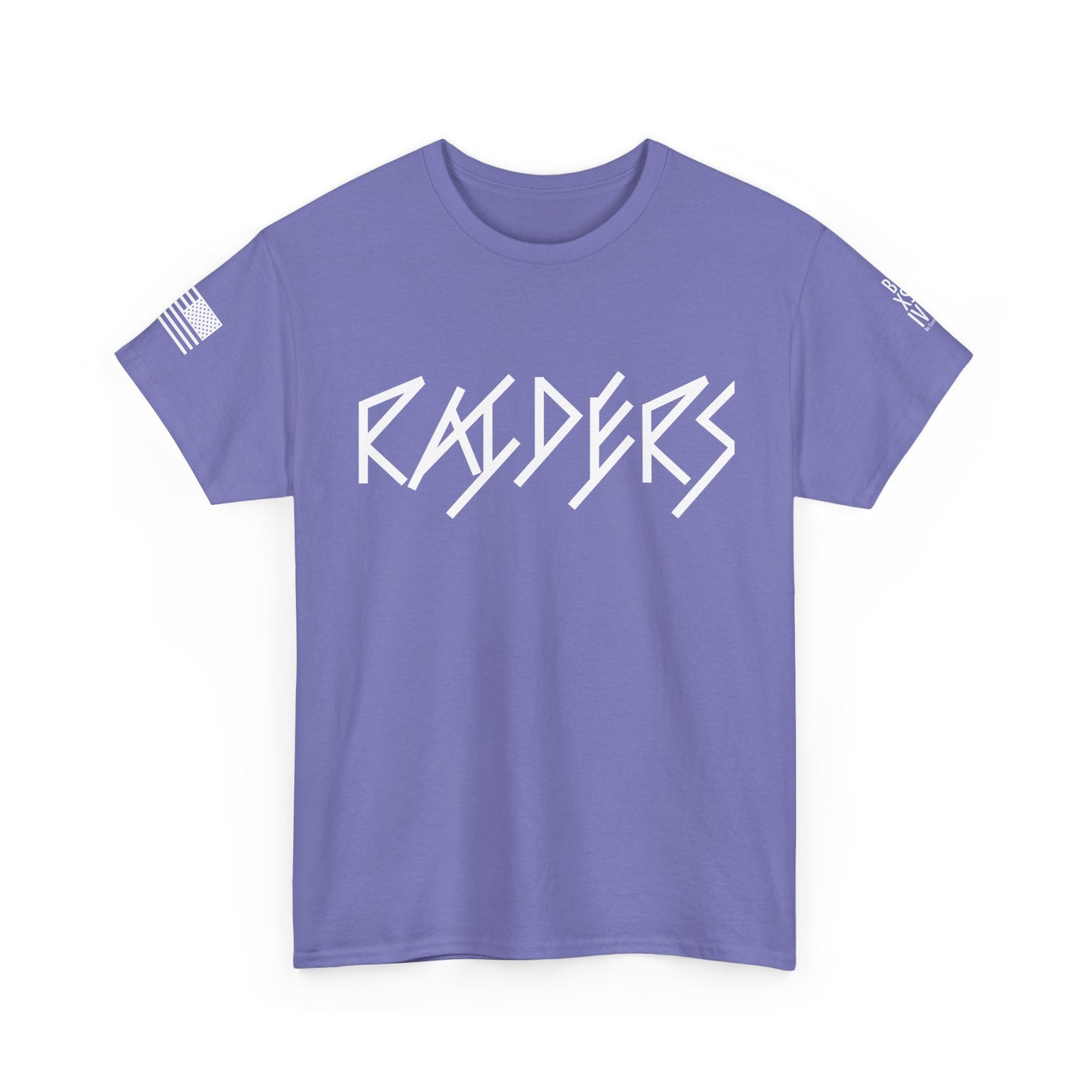 FLAG 13 Colors: Unisex Heavy Cotton Tee - Raiders Graphic Shirt for Fans
