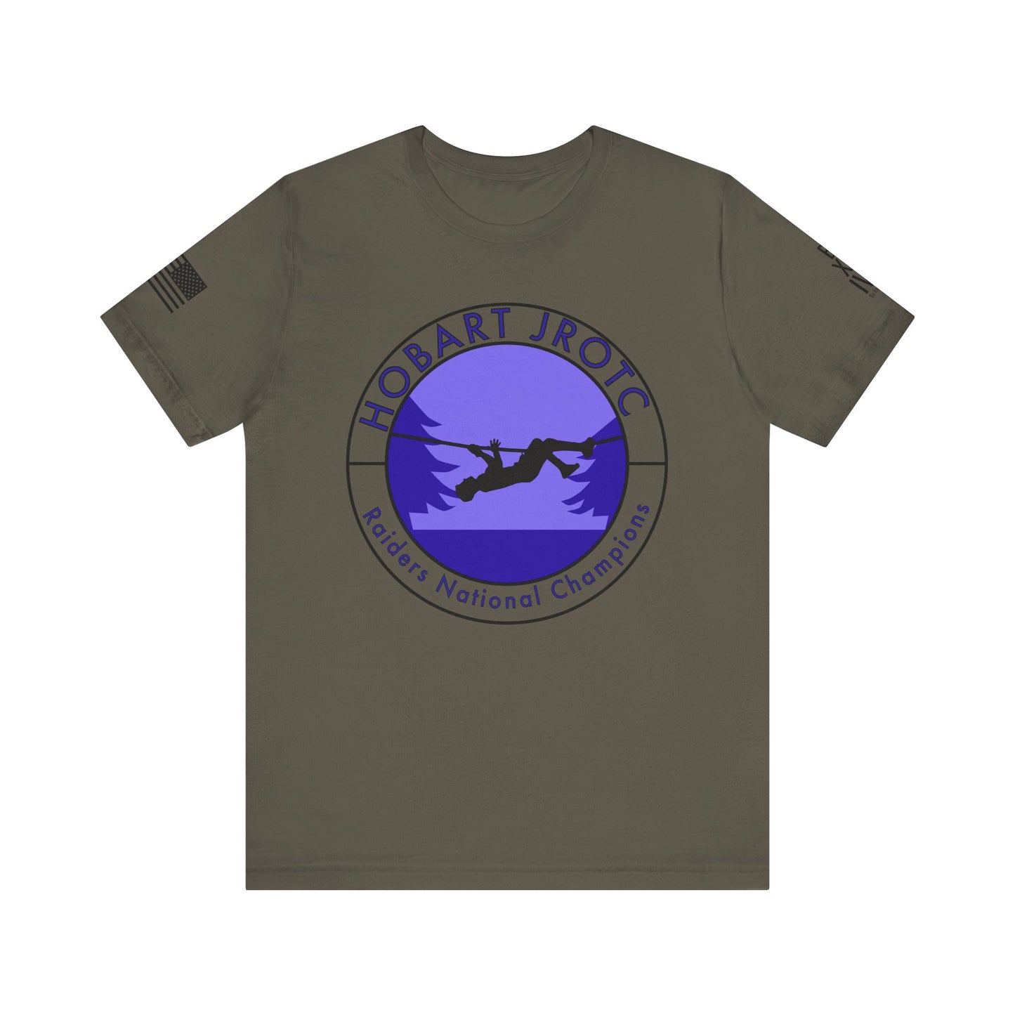 HOBART RAIDERS Jersey Short Sleeve Tee - Raiders JROTC Champion Shirt