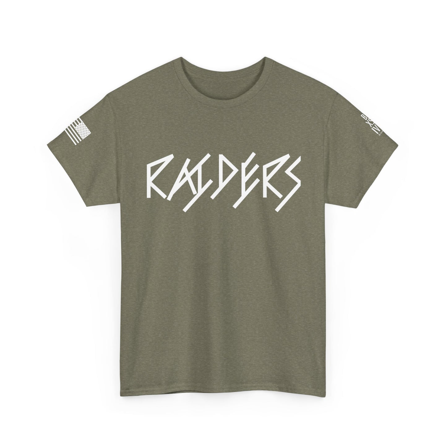 FLAG 13 Colors: Unisex Heavy Cotton Tee - Raiders Graphic Shirt for Fans