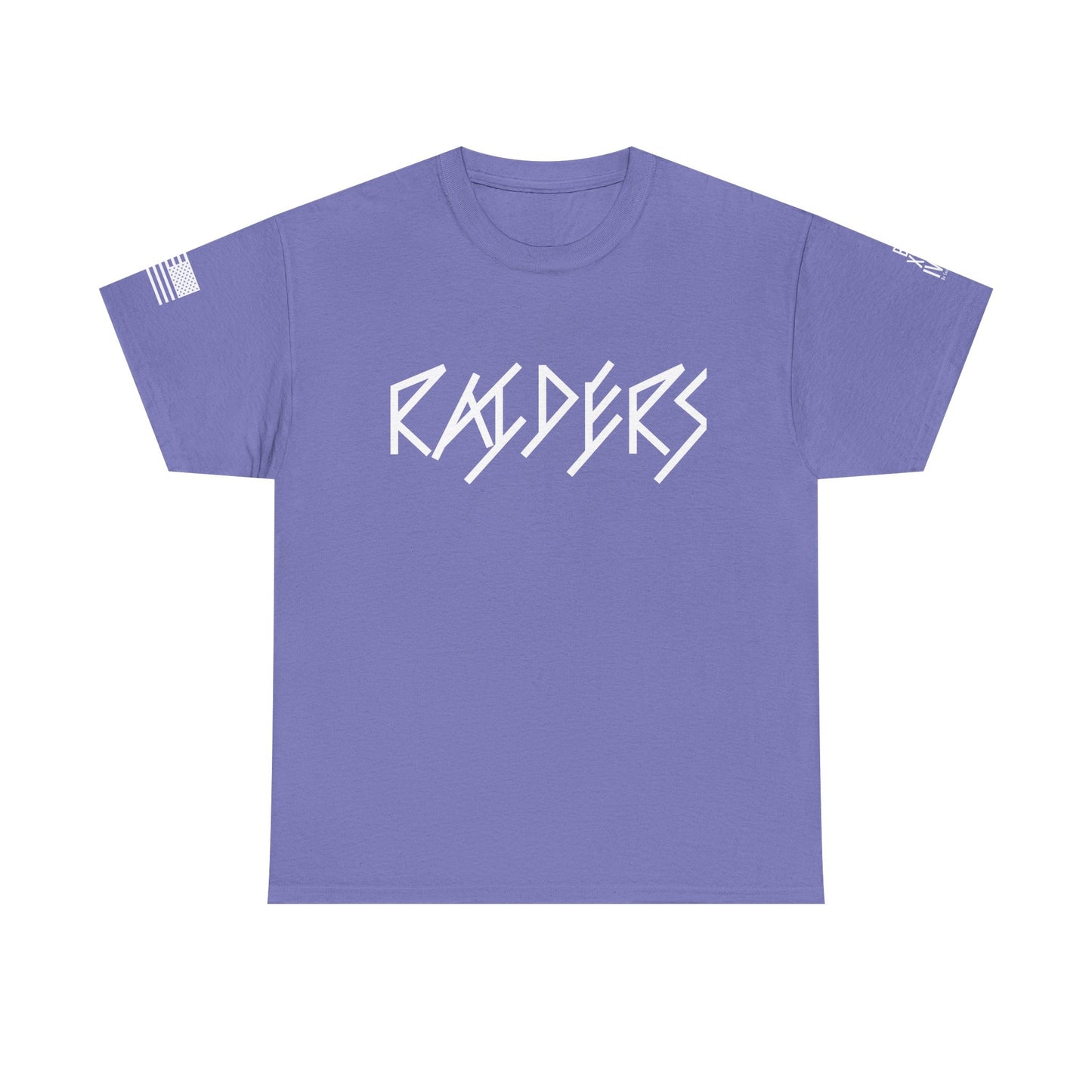 FLAG 13 Colors: Unisex Heavy Cotton Tee - Raiders Graphic Shirt for Fans