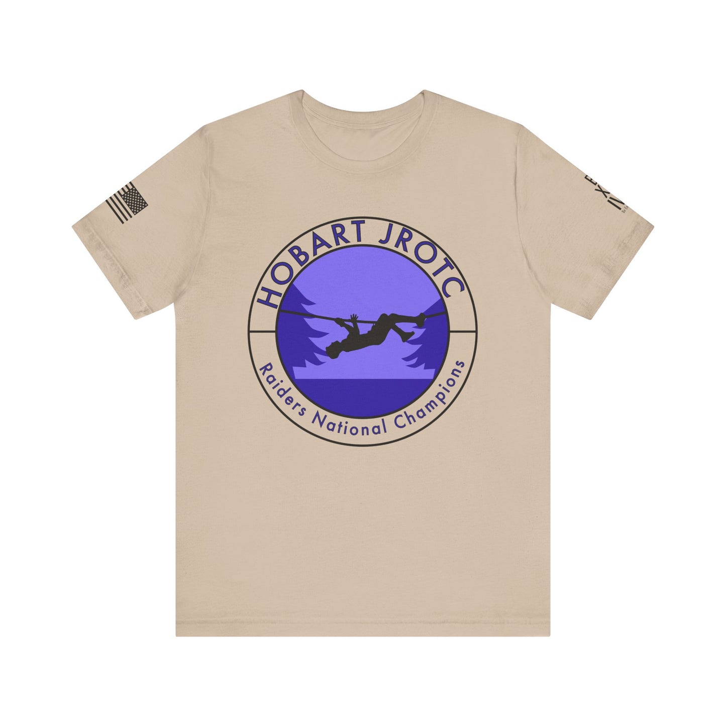 HOBART RAIDERS Jersey Short Sleeve Tee - Raiders JROTC Champion Shirt