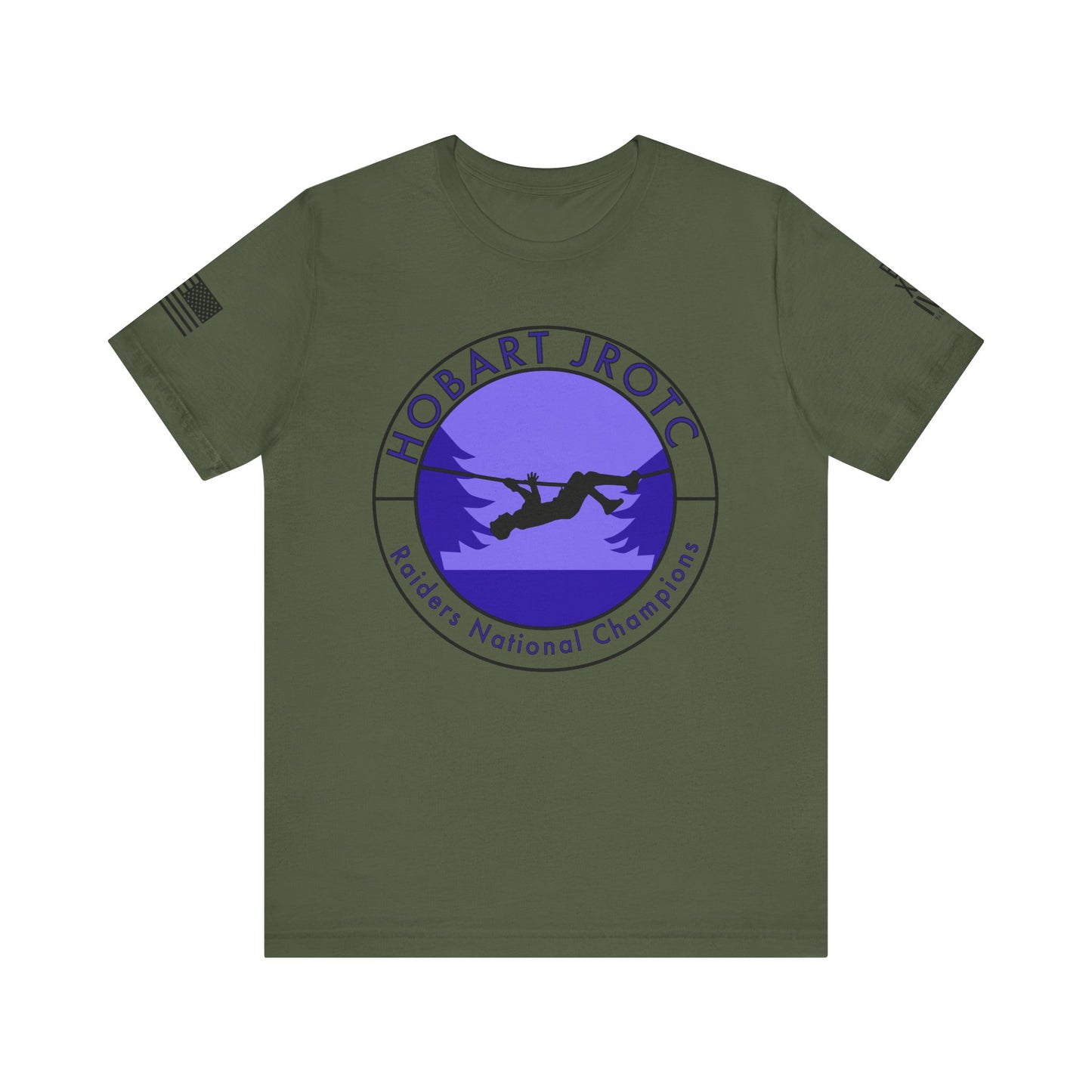 HOBART RAIDERS Jersey Short Sleeve Tee - Raiders JROTC Champion Shirt
