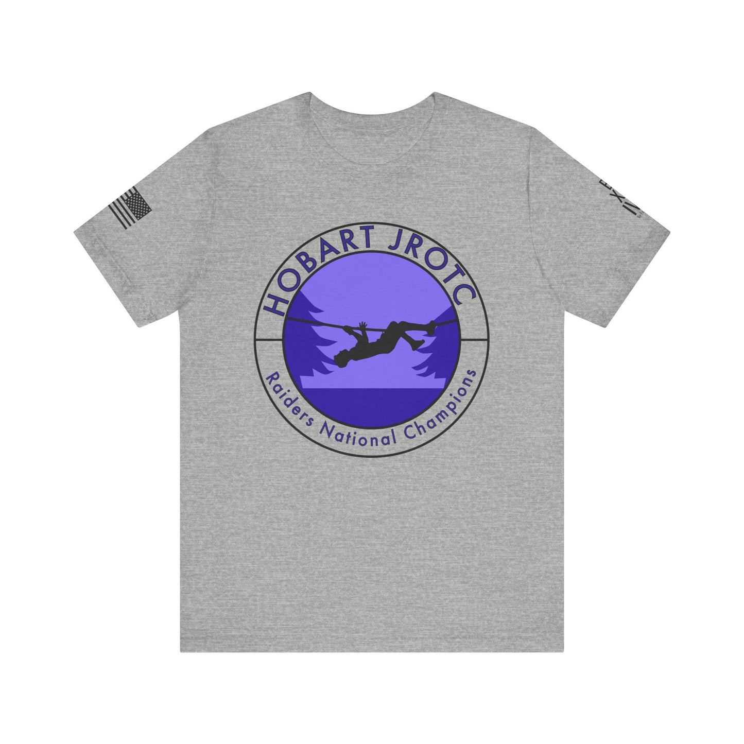HOBART RAIDERS Jersey Short Sleeve Tee - Raiders JROTC Champion Shirt