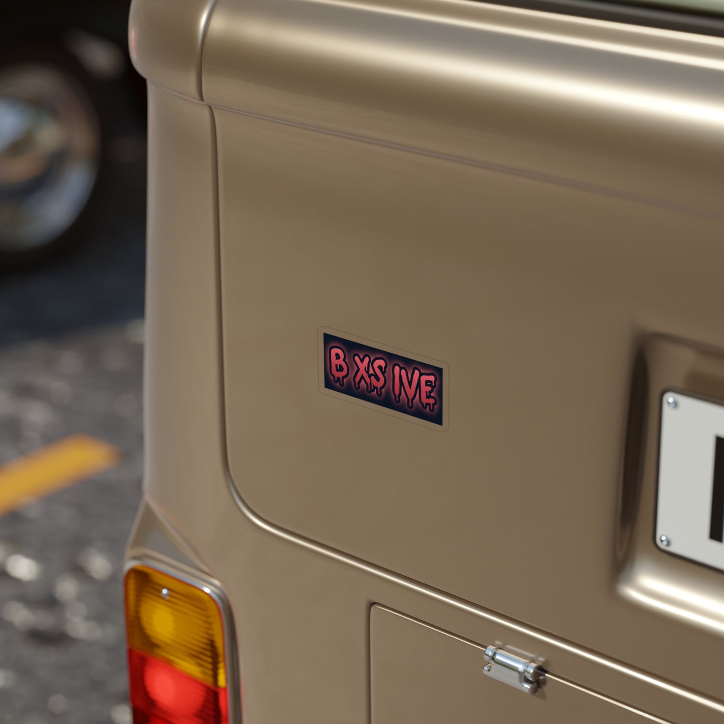 Die-Cut Outdoor Sticker - Bold 'B XS IVE' Design - Perfect for Customizing Laptops, Cars, or Water Bottles