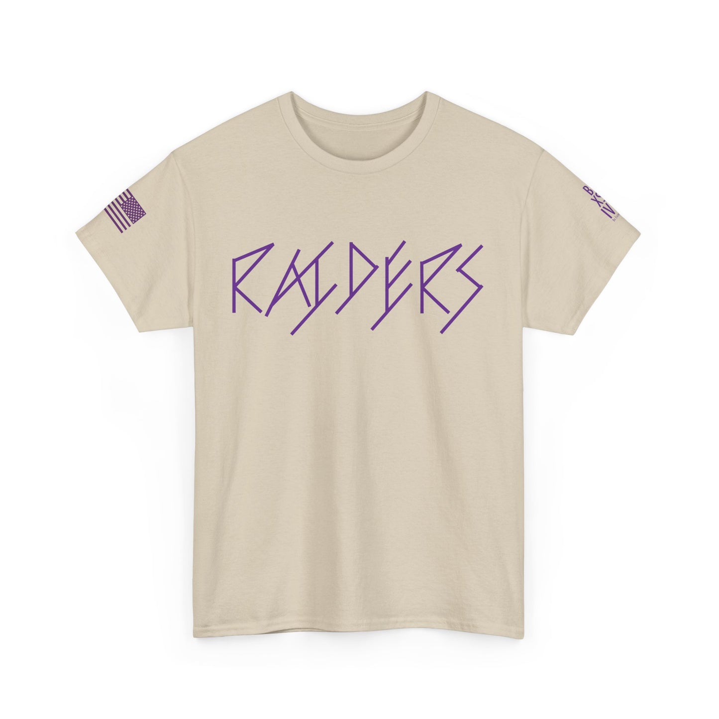 Copy of FLAG 13 Colors: Unisex Heavy Cotton Tee - Raiders Graphic Shirt for Fans