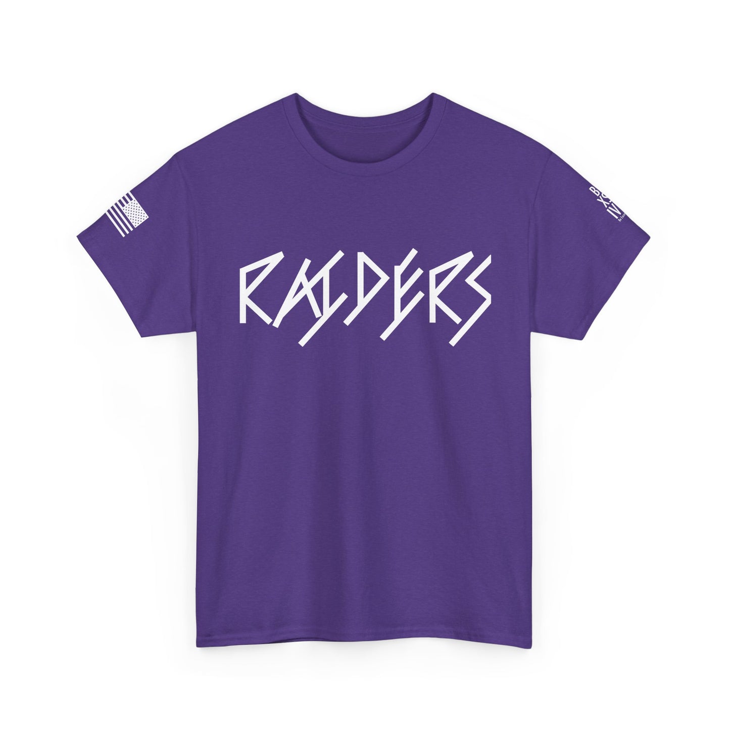 FLAG 13 Colors: Unisex Heavy Cotton Tee - Raiders Graphic Shirt for Fans
