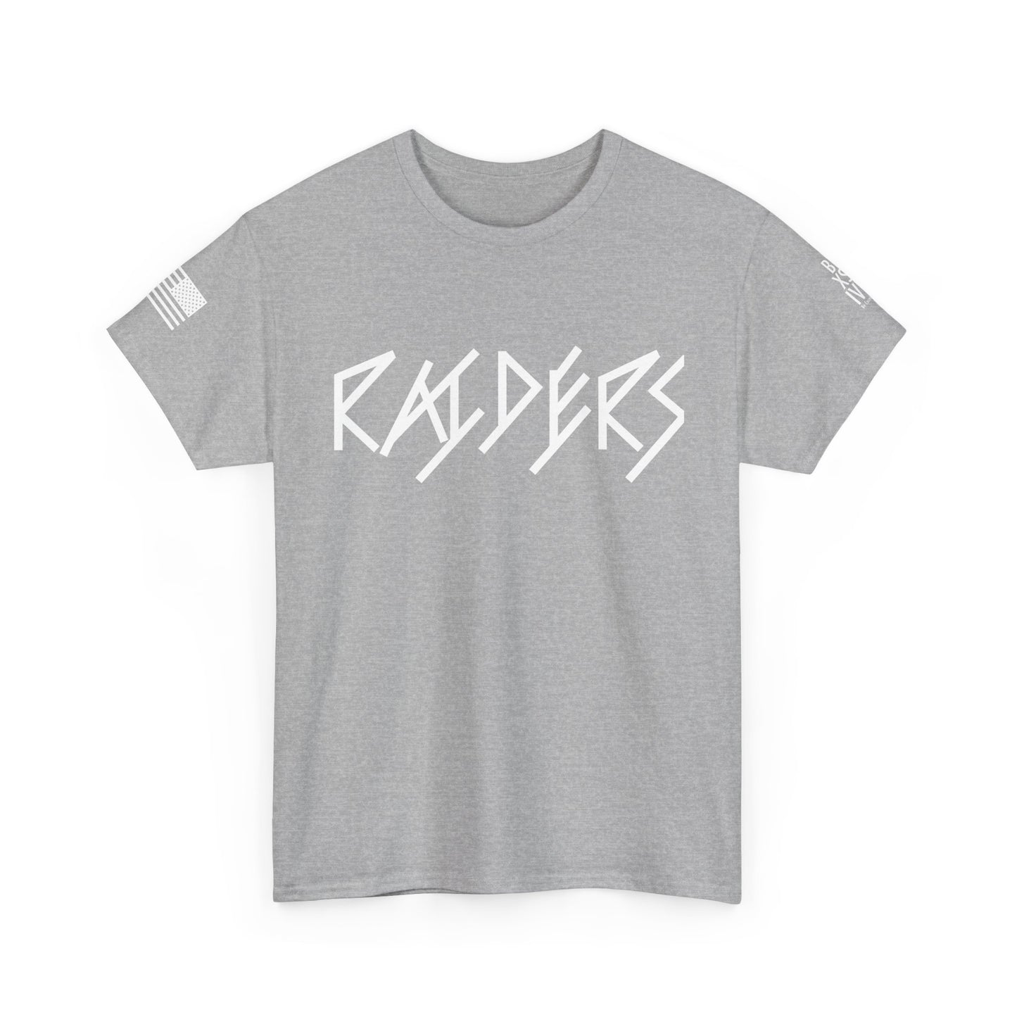 FLAG 13 Colors: Unisex Heavy Cotton Tee - Raiders Graphic Shirt for Fans