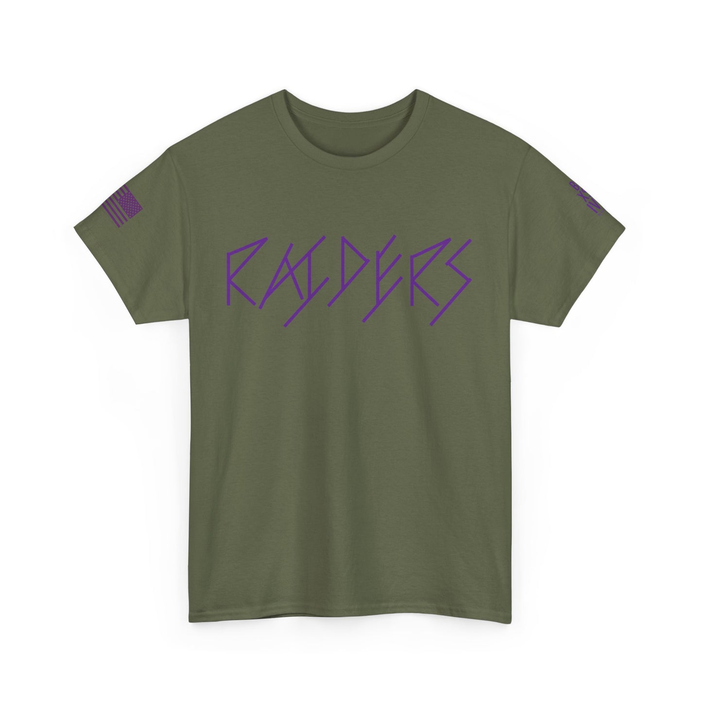 Copy of FLAG 13 Colors: Unisex Heavy Cotton Tee - Raiders Graphic Shirt for Fans