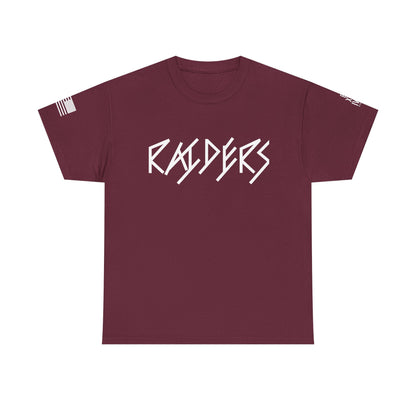 FLAG 13 Colors: Unisex Heavy Cotton Tee - Raiders Graphic Shirt for Fans