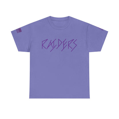 Copy of FLAG 13 Colors: Unisex Heavy Cotton Tee - Raiders Graphic Shirt for Fans