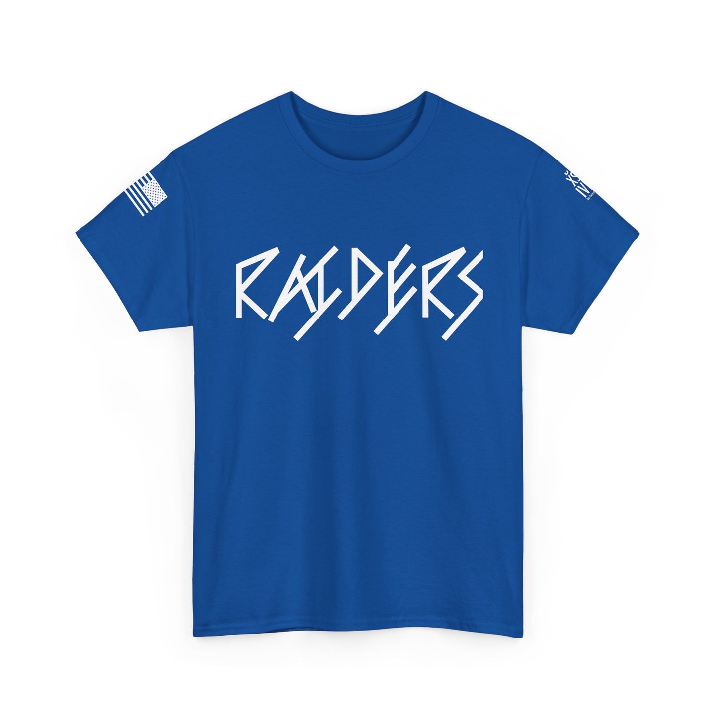 FLAG 13 Colors: Unisex Heavy Cotton Tee - Raiders Graphic Shirt for Fans