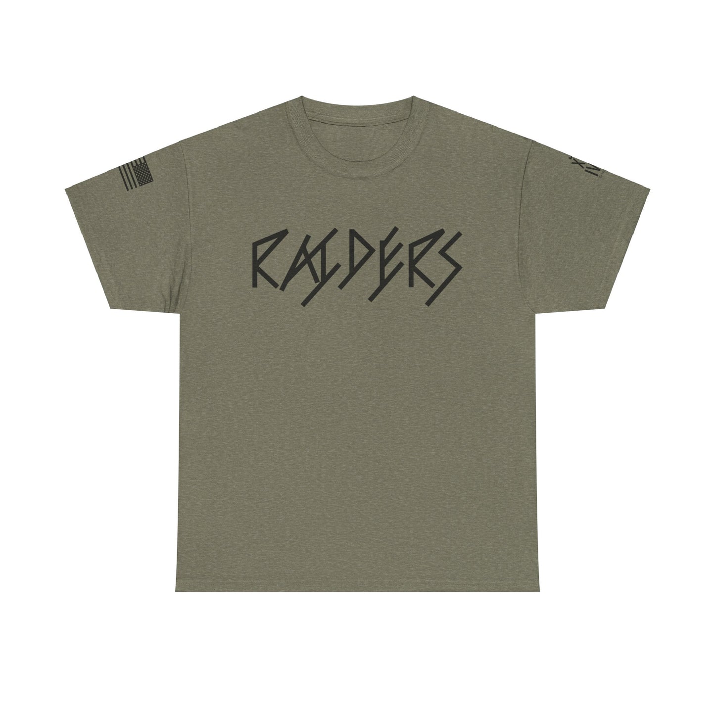 FLAG 13 Colors: Unisex Heavy Cotton Tee - Raiders Graphic Shirt for Fans