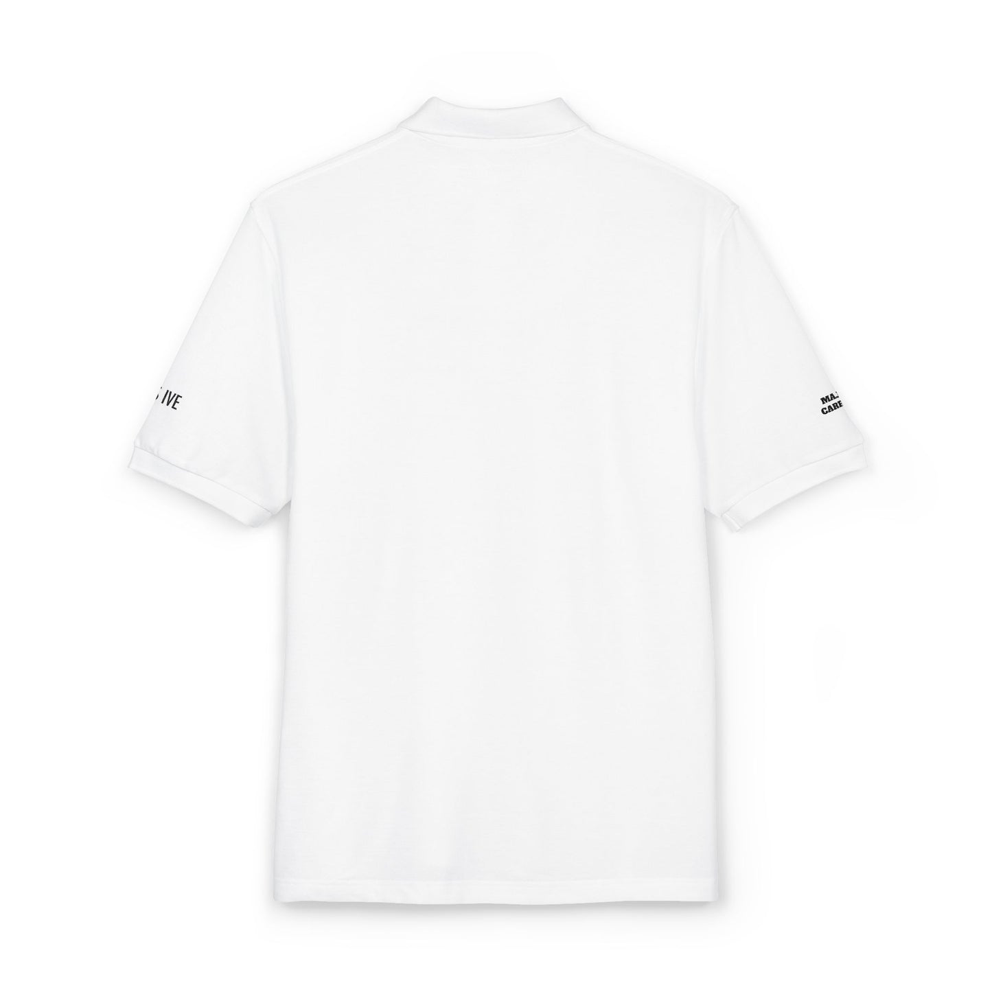 Embroidered 'Team Alpha' Logo Polo Shirt