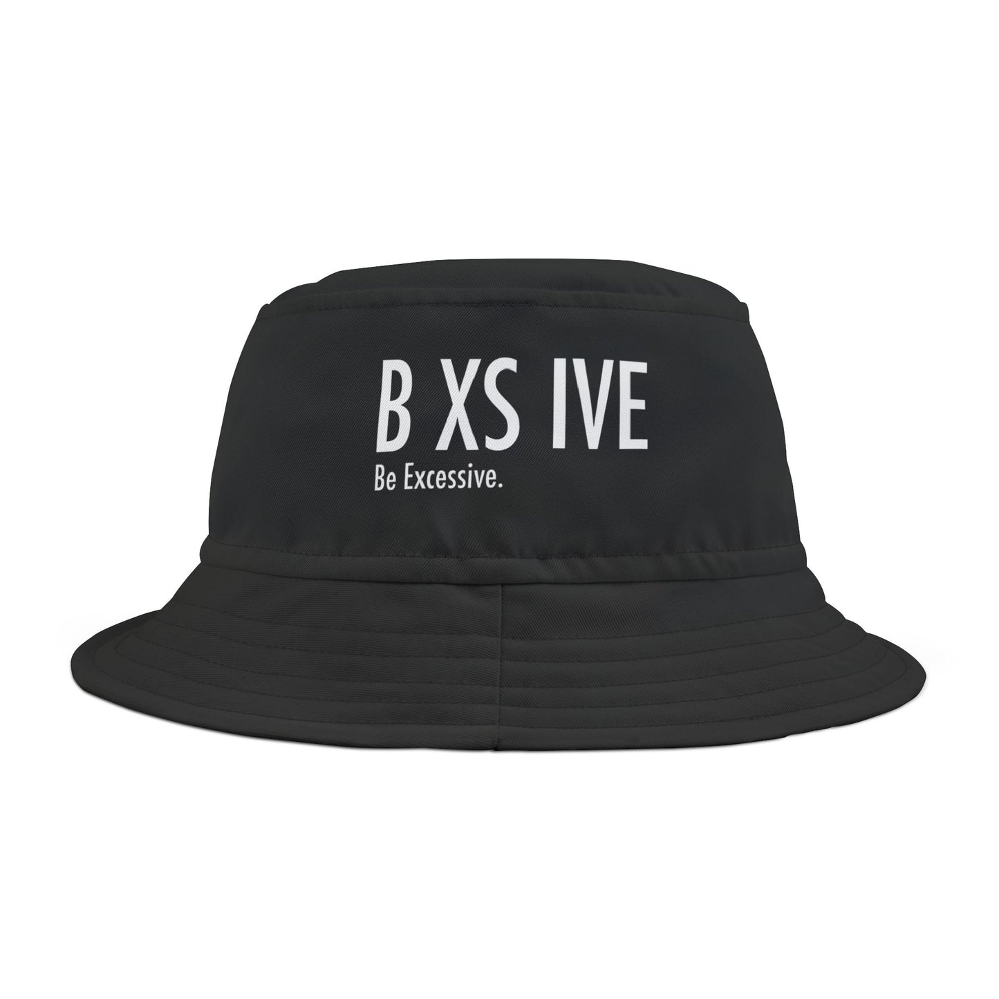 Be Excessive Bucket Hat - Trendy Black Sun Hat for Summer Adventures