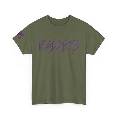 Copy of FLAG 13 Colors: Unisex Heavy Cotton Tee - Raiders Graphic Shirt for Fans
