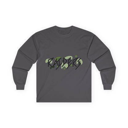 19 Colors: RAIDERS Graphic Unisex Long Sleeve Tee - Casual Streetwear