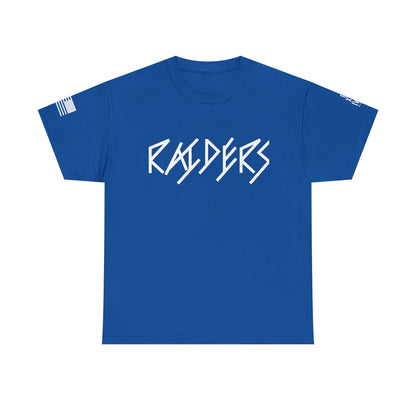 FLAG 13 Colors: Unisex Heavy Cotton Tee - Raiders Graphic Shirt for Fans
