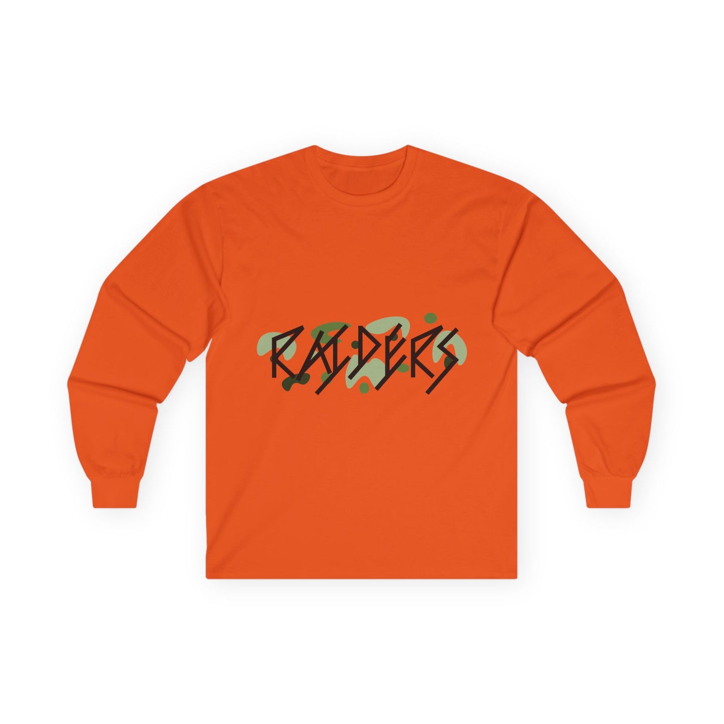 19 Colors: RAIDERS Graphic Unisex Long Sleeve Tee - Casual Streetwear