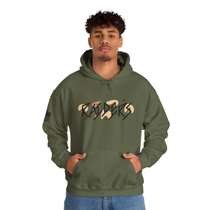 9 Colors: DESERT Unisex Raiders Heavy Blend Hoodie - Stylish and Comfortable Sweatshirt for Fans