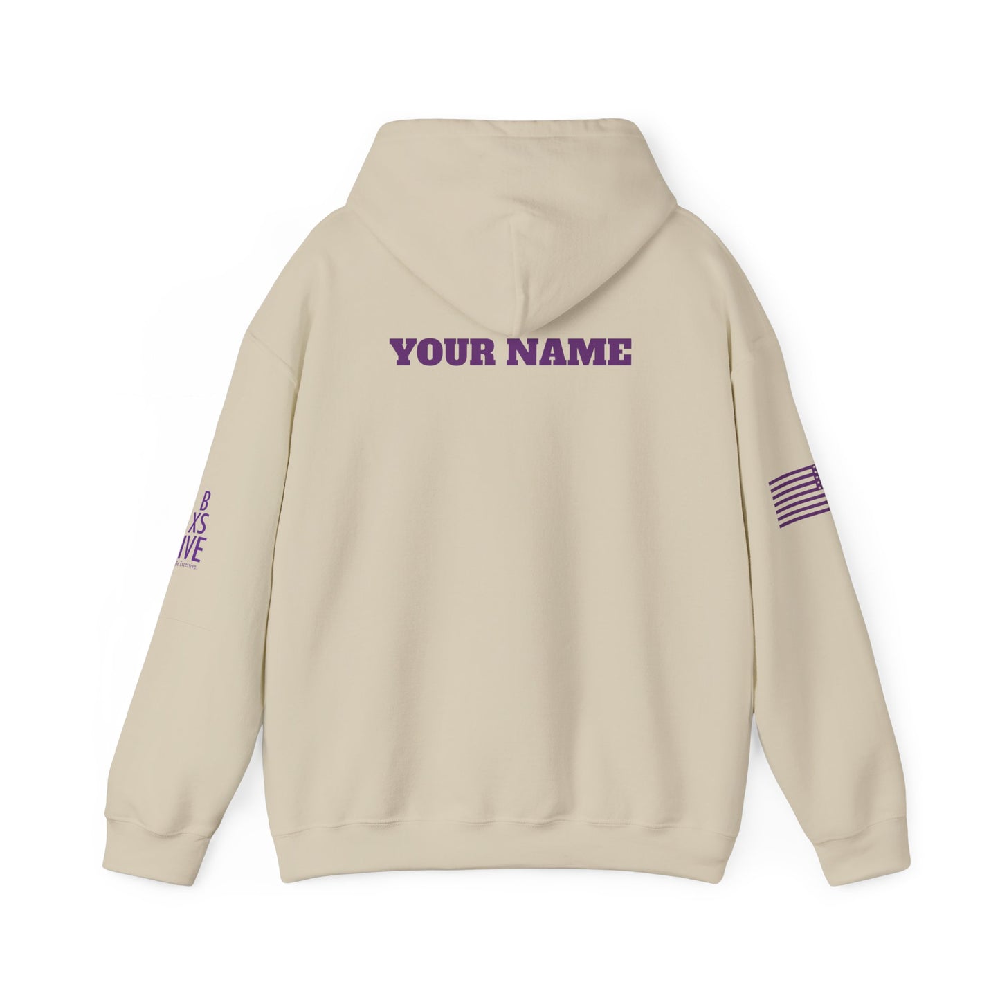 Raiders Custom Unisex Heavy Blend Hoodie | Personalized Gift for Sports Fans, Cozy Casual Wear, Team Spirit Gear, Unique Gift for Him/Her