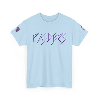 Copy of FLAG 13 Colors: Unisex Heavy Cotton Tee - Raiders Graphic Shirt for Fans
