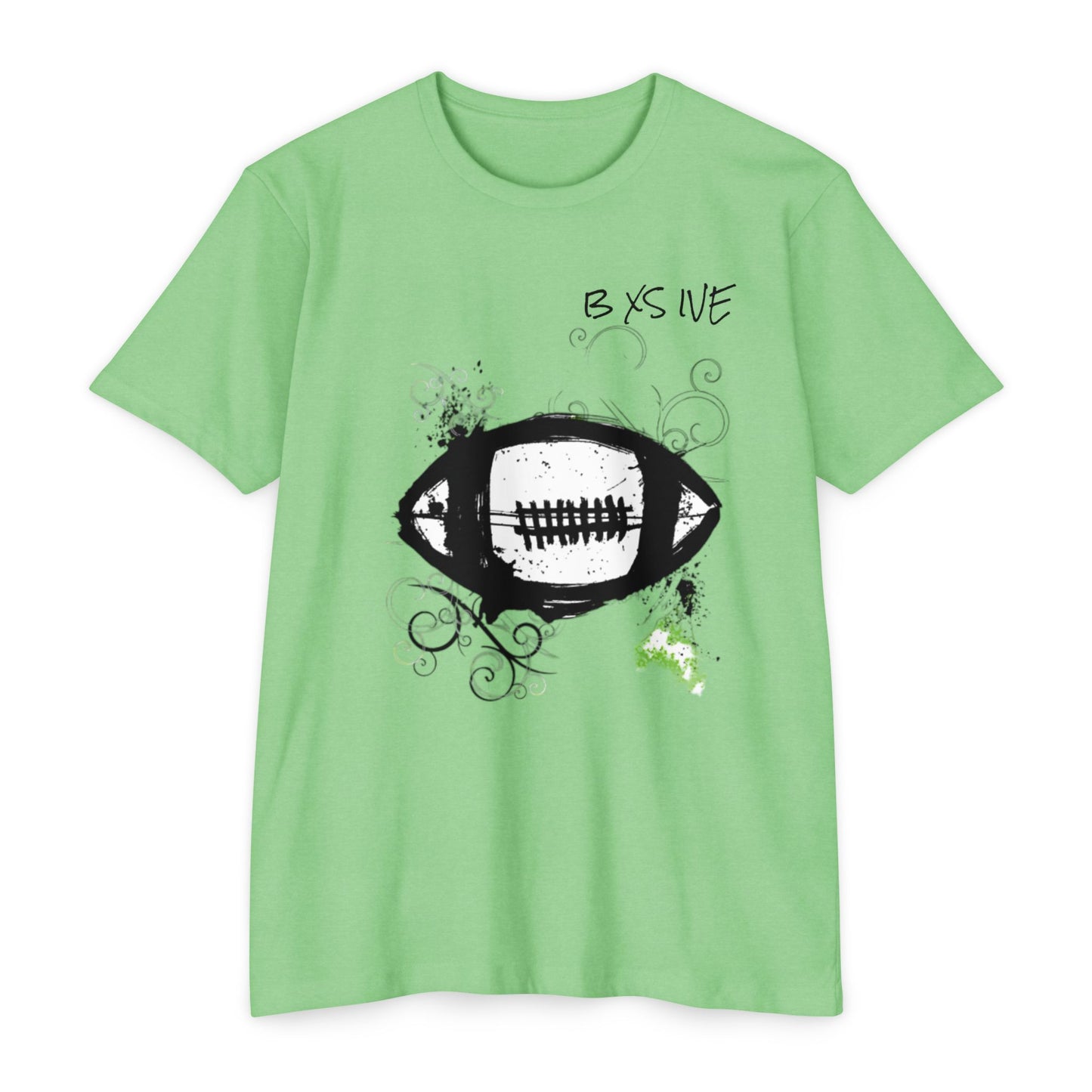 Be Excessive Football Graphic Unisex T-Shirt - Casual Sportswear for Fans