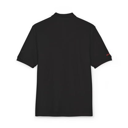 Embroidered 'Team Alpha' Logo Polo Shirt