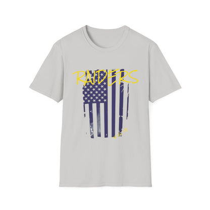 Patriotic Graphic T-Shirt - USA Flag Design
