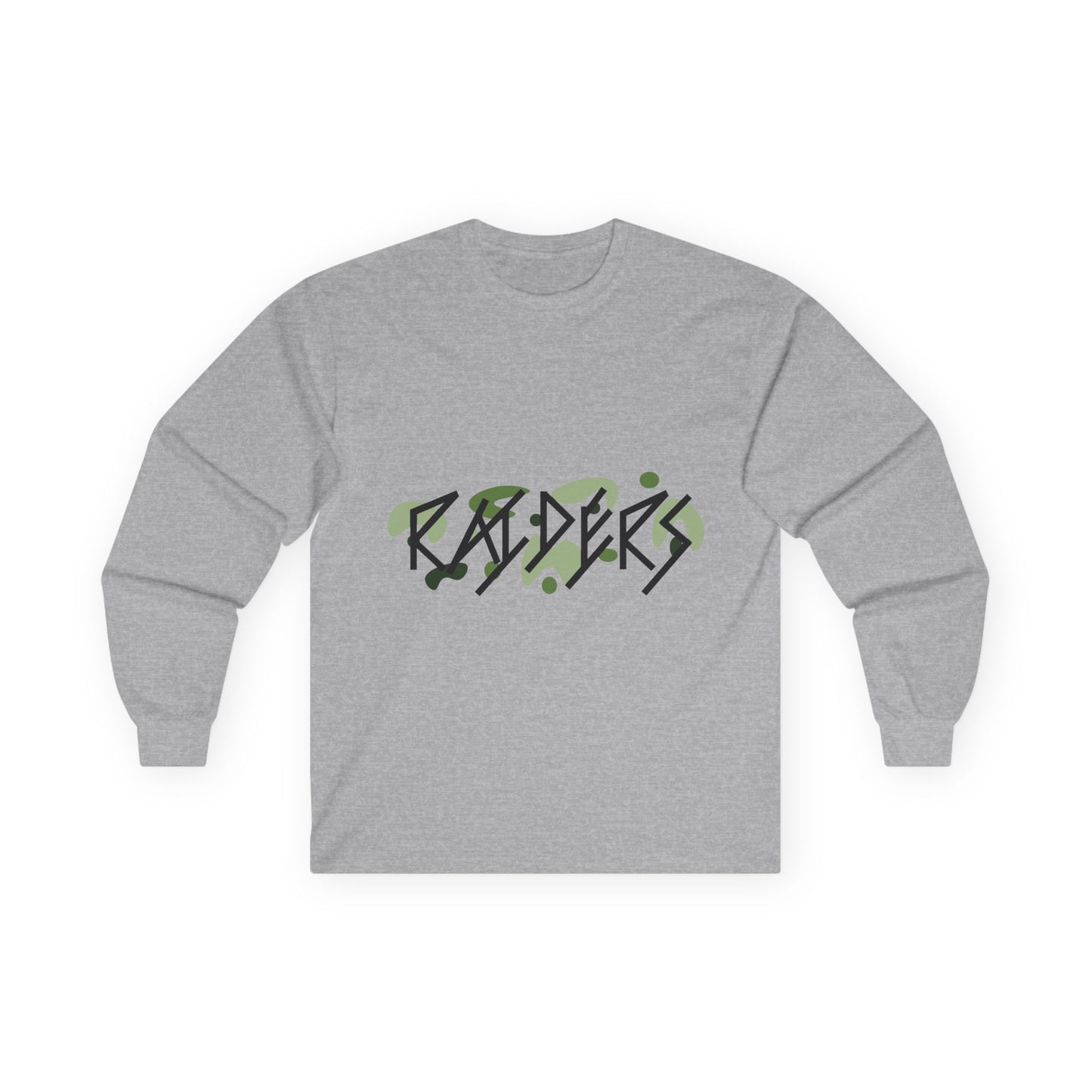 19 Colors: RAIDERS Graphic Unisex Long Sleeve Tee - Casual Streetwear