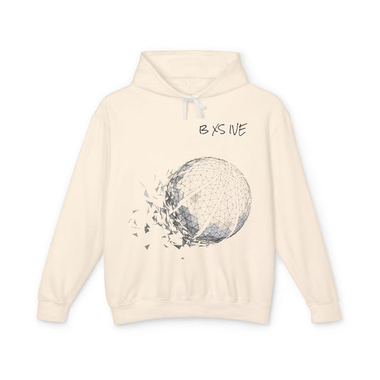 Unisex Light Basketball Hooded Sweatshirt - 'Be Excessive' Graphic Design