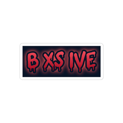 Die-Cut Outdoor Sticker - Bold 'B XS IVE' Design - Perfect for Customizing Laptops, Cars, or Water Bottles