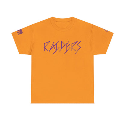 Copy of FLAG 13 Colors: Unisex Heavy Cotton Tee - Raiders Graphic Shirt for Fans