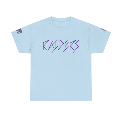 Copy of FLAG 13 Colors: Unisex Heavy Cotton Tee - Raiders Graphic Shirt for Fans