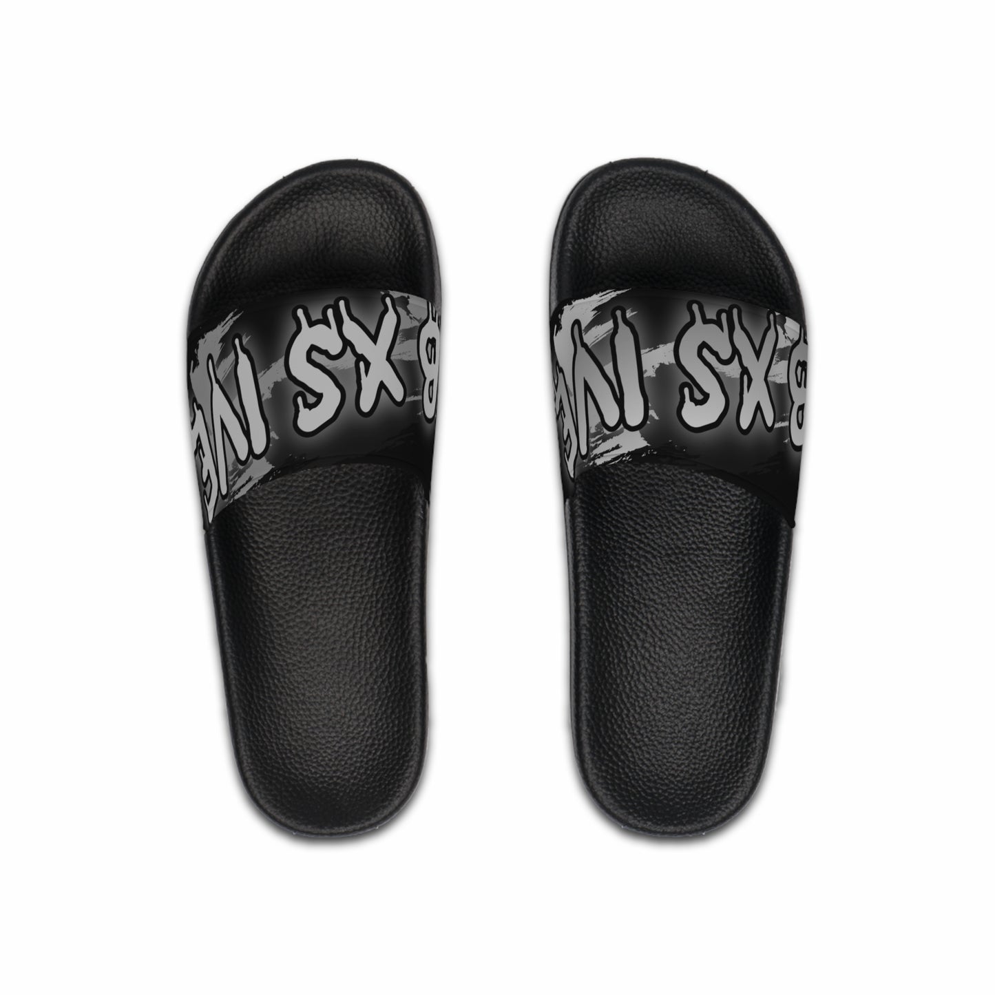 Men's Graphic Slide Sandals - Stylish Comfort for Casual Outings