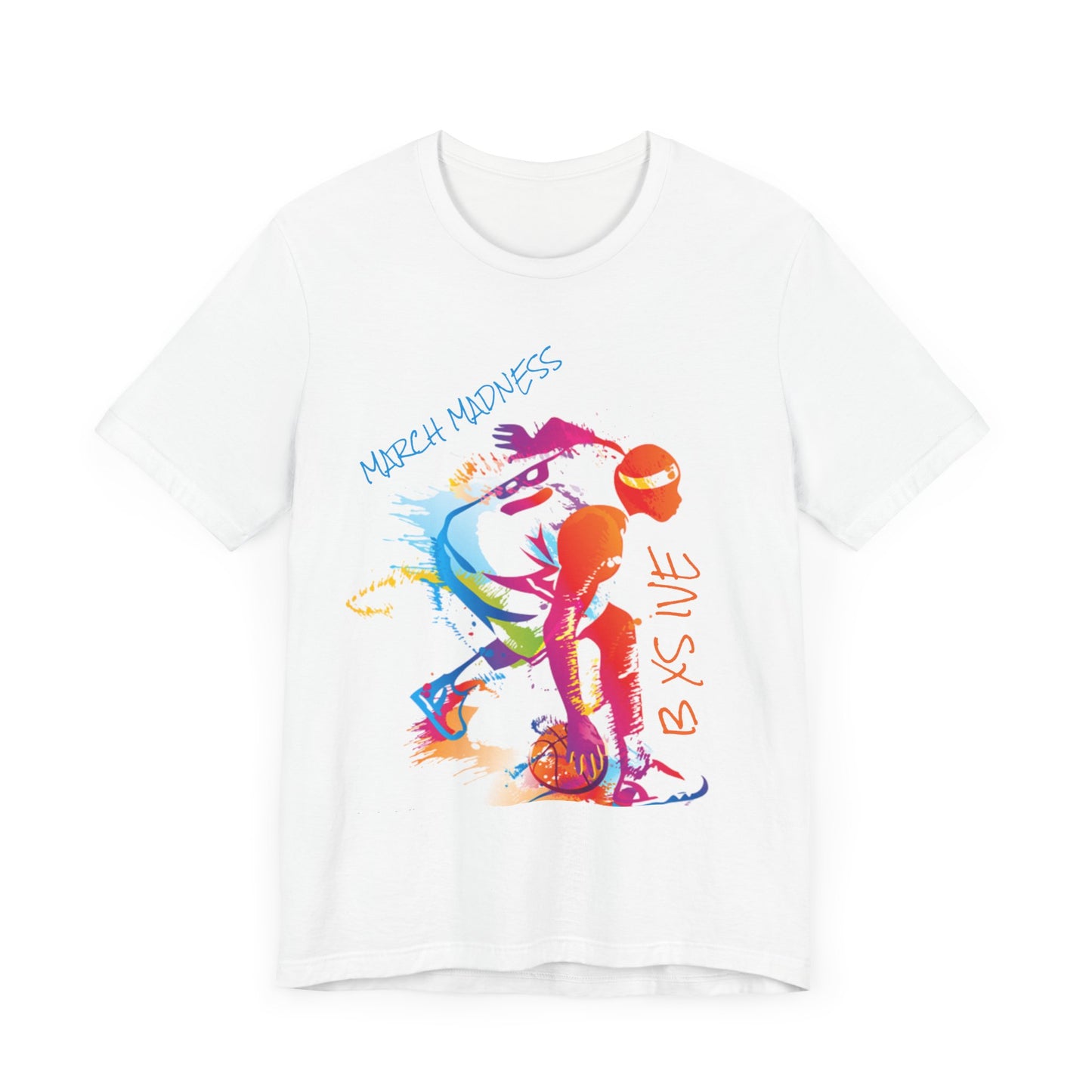 March Madness Basketball Short Sleeve Tee - Unisex Jersey T-Shirt