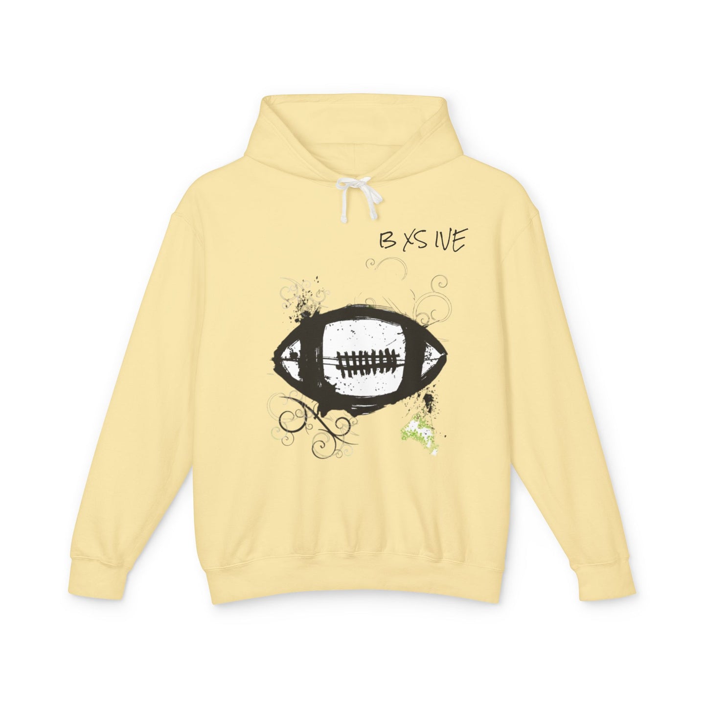 Be Exlusive Football Hoodie - Unisex Lightweight Sweatshirt