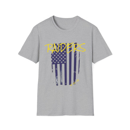 Patriotic Graphic T-Shirt - USA Flag Design