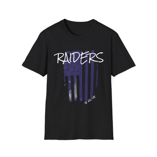 Patriotic Graphic T-Shirt - USA Flag Design