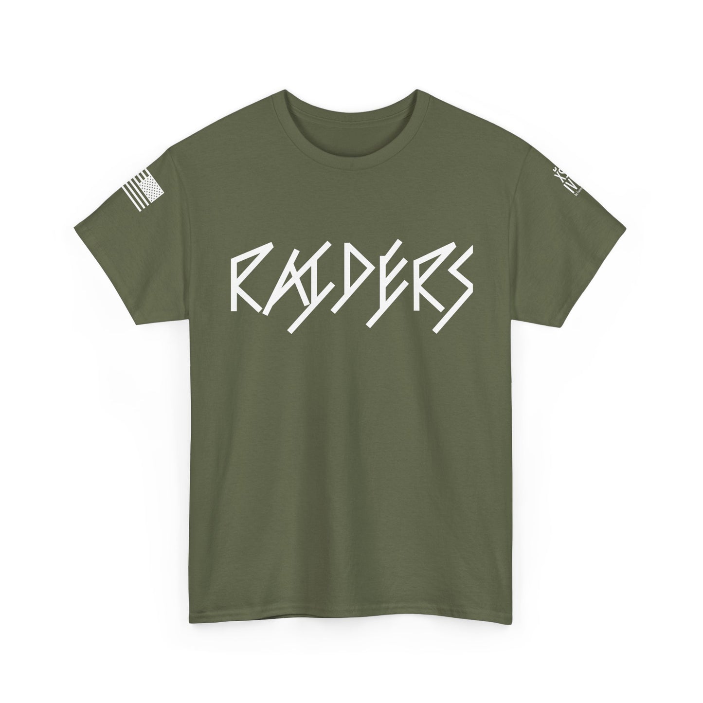 FLAG 13 Colors: Unisex Heavy Cotton Tee - Raiders Graphic Shirt for Fans