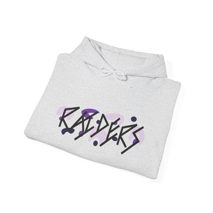 9 Colors: PURPLE Stylish Raiders Unisex Heavy Blend Hoodie - Streetwear Fashion for All Occasions