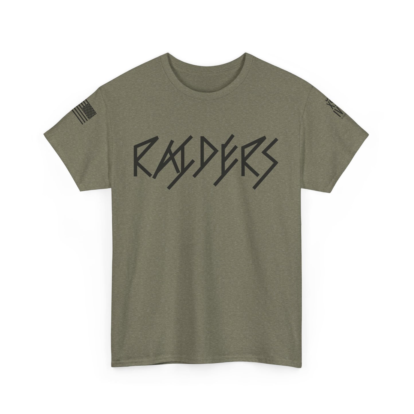 FLAG 13 Colors: Unisex Heavy Cotton Tee - Raiders Graphic Shirt for Fans