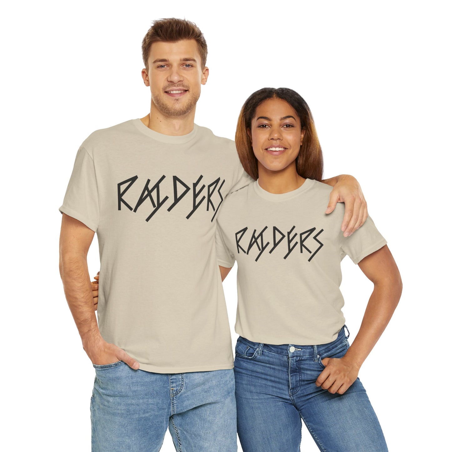 BASIC 13 Colors: Unisex Heavy Cotton Tee - Raiders Graphic Shirt for Fans